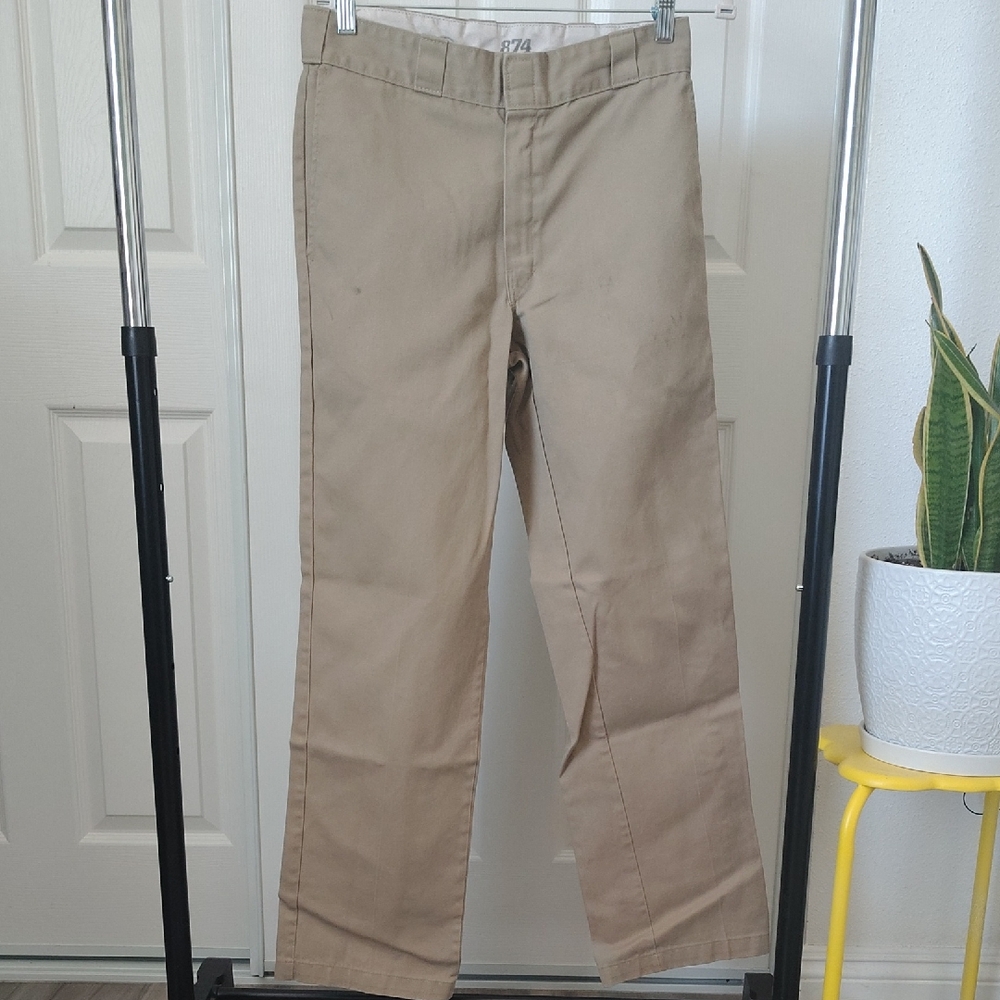 Dickies Khaki Straight-Leg Chinos